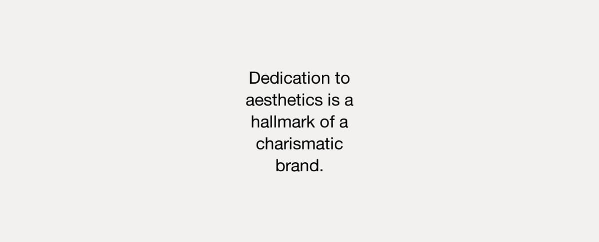 Quote Dedication to Aesthetics